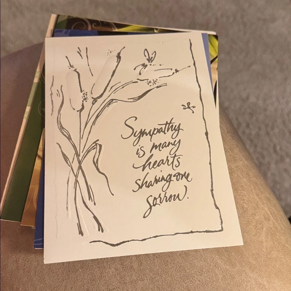 Sympathy Cards 10 of them - various options Vintage - Picture 4 of 6